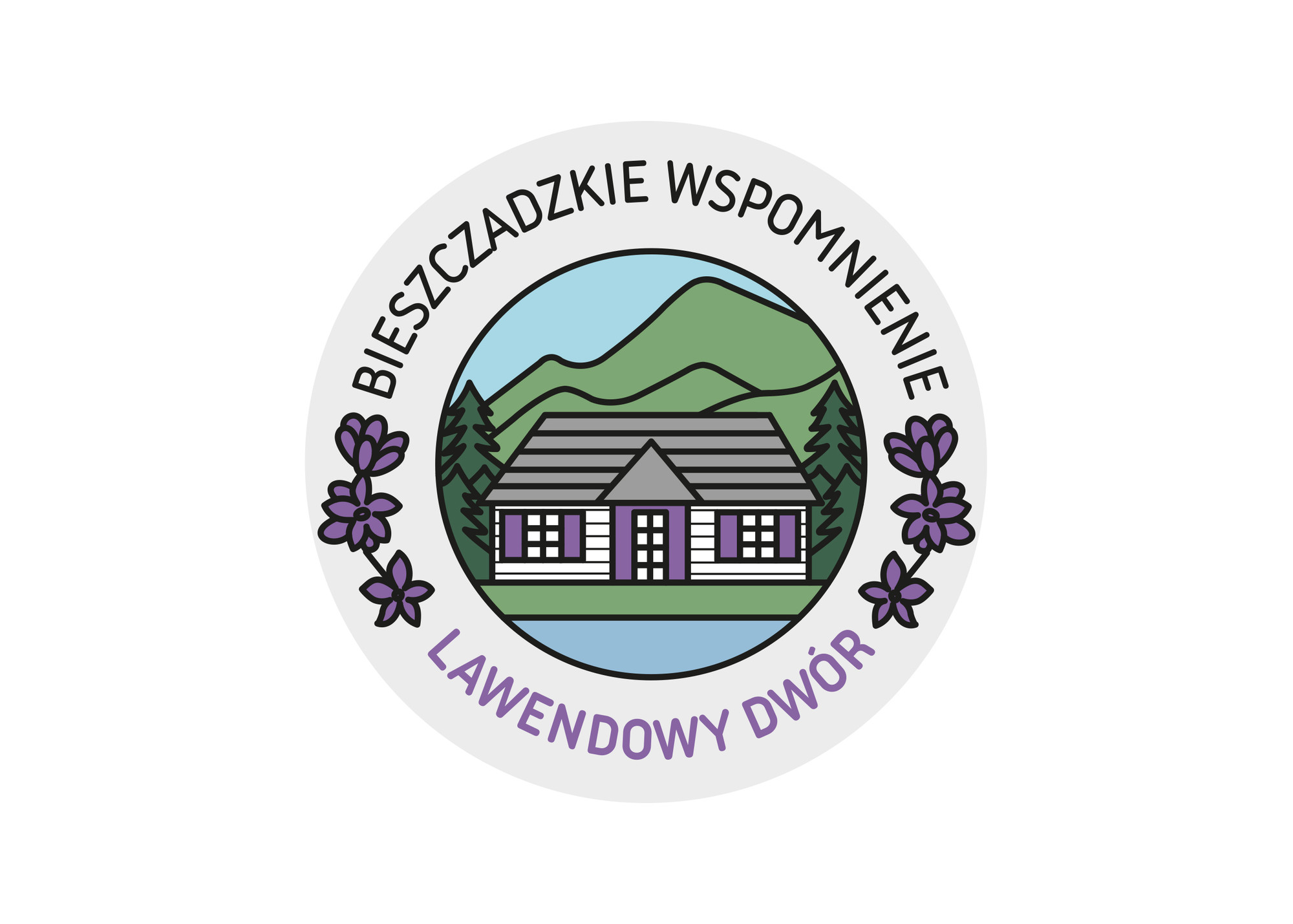 Projekt logo agroturystyka Bieszczady - UR Projekty