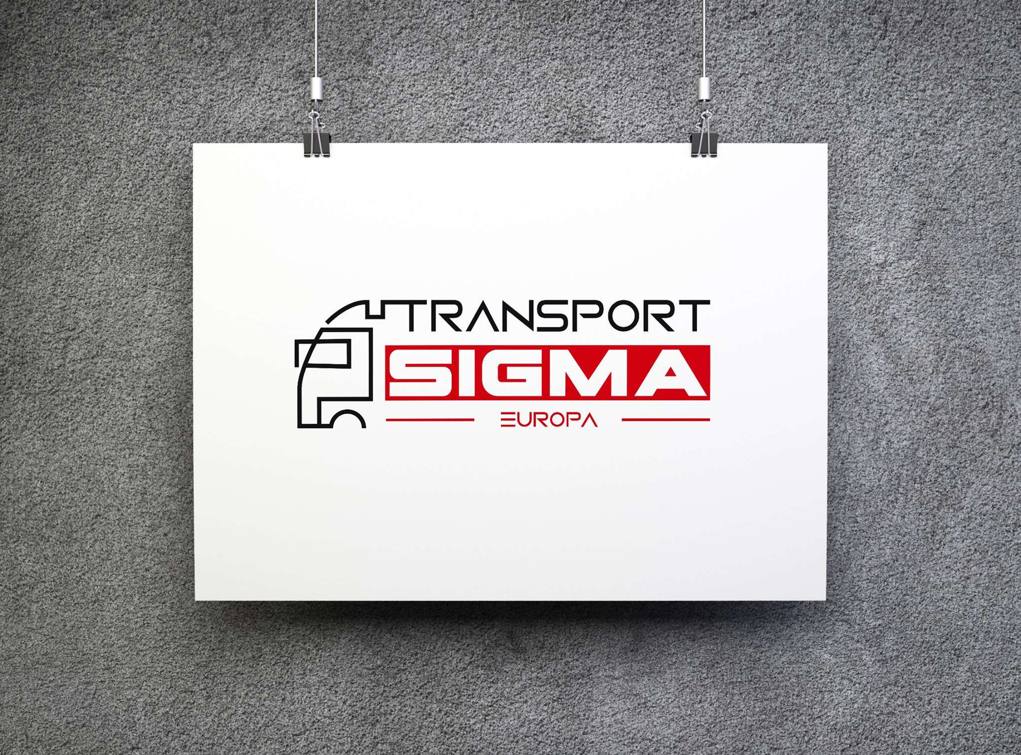 Projekt logo firma transportowa - UR Projekty