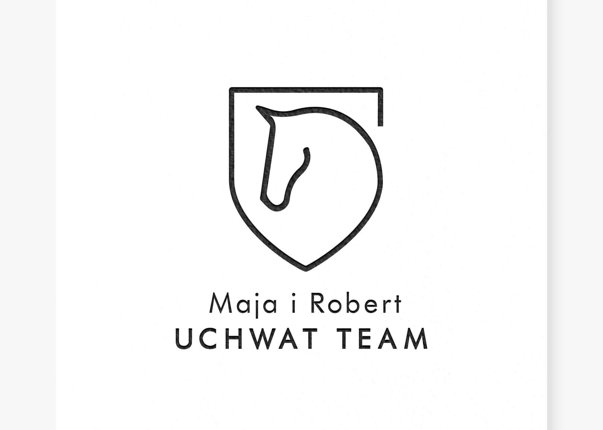 Projekt logo jazda konna tarcza herbowa - UR Projekty